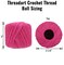 Threadart 100% Pure Cotton Crochet Thread Sets - Size 10 and Size 3 - Over 20 Sets Available